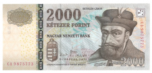 2013 2000 forint